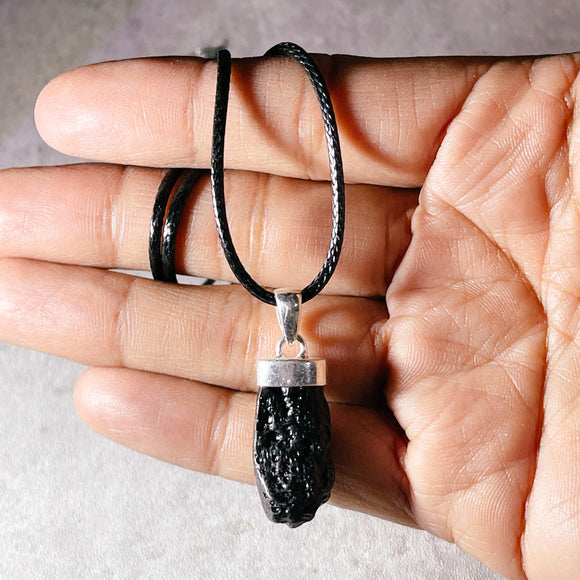 Tektite 925 pendant