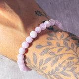 Kunzite 7mm stretch bracelet