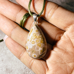 Ocean jasper 925 pendant