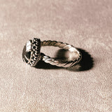 Black onyx 925 s8 ring