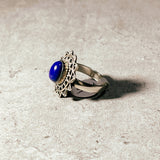 Lapis lazuli 925 sz6.75 ring