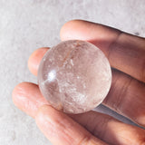 Rutile quartz sphere