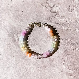 Pastel rainbow 925 bracelet