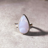 Blue lace agate 925 sz10.5 ring