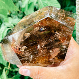 Rutile lodolite Quartz included freeform 1