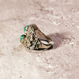 Malachite 925 sz6 ring