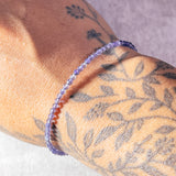 Faceted iolite 925 bracelet