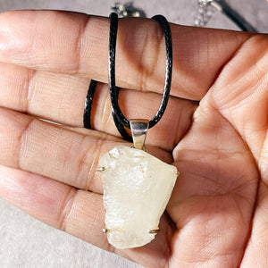 Libyan desert glass 925 pendant