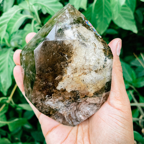 Rutile lodolite Quartz included freeform 2