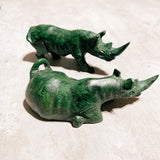 Verdite serpentine rhinoceros