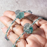 Fluorite bulbasaur inspired adjustable bracelet