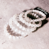 Selenite stretch bracelet