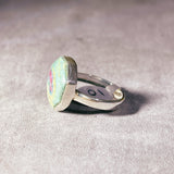 Ruby fuchsite 925 sz10 ring