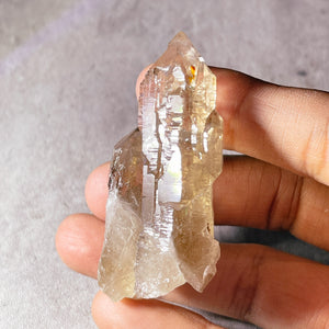 Citrine elestial quartz