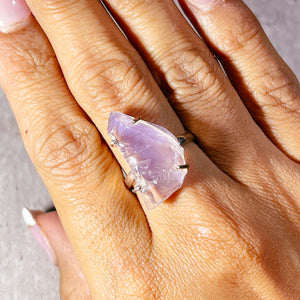 Lavender moon quartz 925 sz8.75 ring