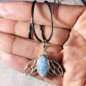 Larimar bee 925 pendant