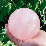 Rose quartz sphere