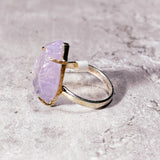 Lavender moon quartz 925 sz8.75 ring