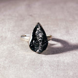 Botryoidal hematite 925 sz11 ring