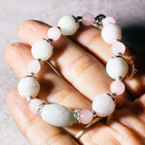 Lotus seed jade RQ adjustable bracelet