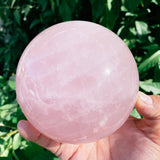 Rose quartz sphere