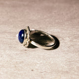 Blue kyanite 925 s7.25 ring