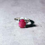 Ruby 925 sz6.5 ring