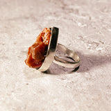 Vanadinite specimen 925 sz7 ring