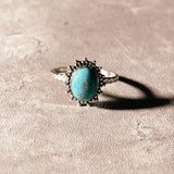 Kingman Mohave blue turquoise 925 s7.5 ring