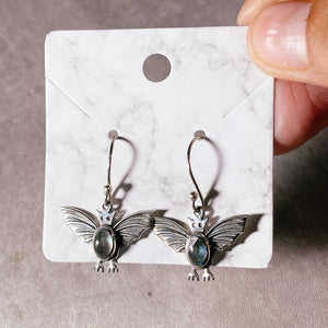 Labradorite bat 925 dangles