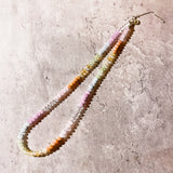 Pastel rainbow 925 necklace