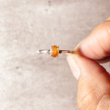 Mexican fire opal 925 6.25 ring