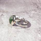 Cat eye 925 sz8 ring