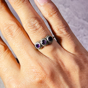 Amethyst 925 sz6.25 ring