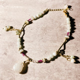 Jade purse anklet