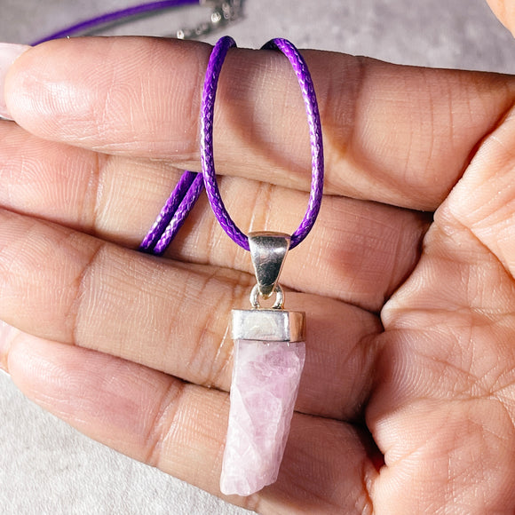 Kunzite 925 pendant