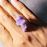 Grape agate 925 sz7 ring