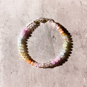 Pastel rainbow #3 925 bracelet