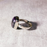 Sugilite 925 adjustable ring