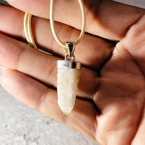 Aura Spirit quartz 925 pendant