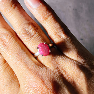 Ruby 925 sz6.5 ring