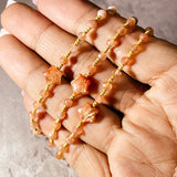 Sunstone adjustable knot bracelet