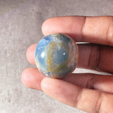 Blue onyx sphere