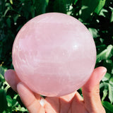 Rose quartz sphere